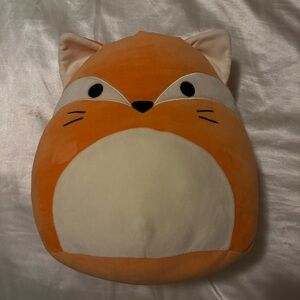 Squishmallows Orange and Cream Fox Plush
